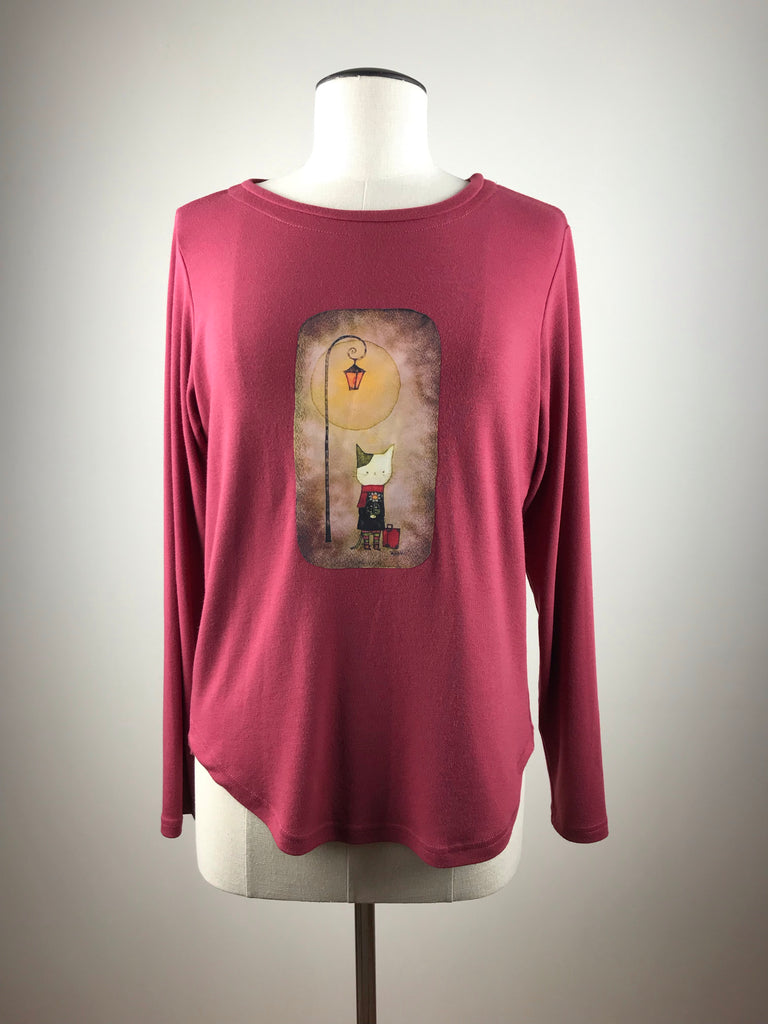 Long Sleeve with Cat Design